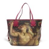 Louis Vuitton Neverfull MM Titian Bordeaux system Masters collection PVC coated canvas Tote