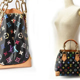 Louis Vuitton Handbag Louis Vuitton Audra Monogram Multicolor Noir / Black