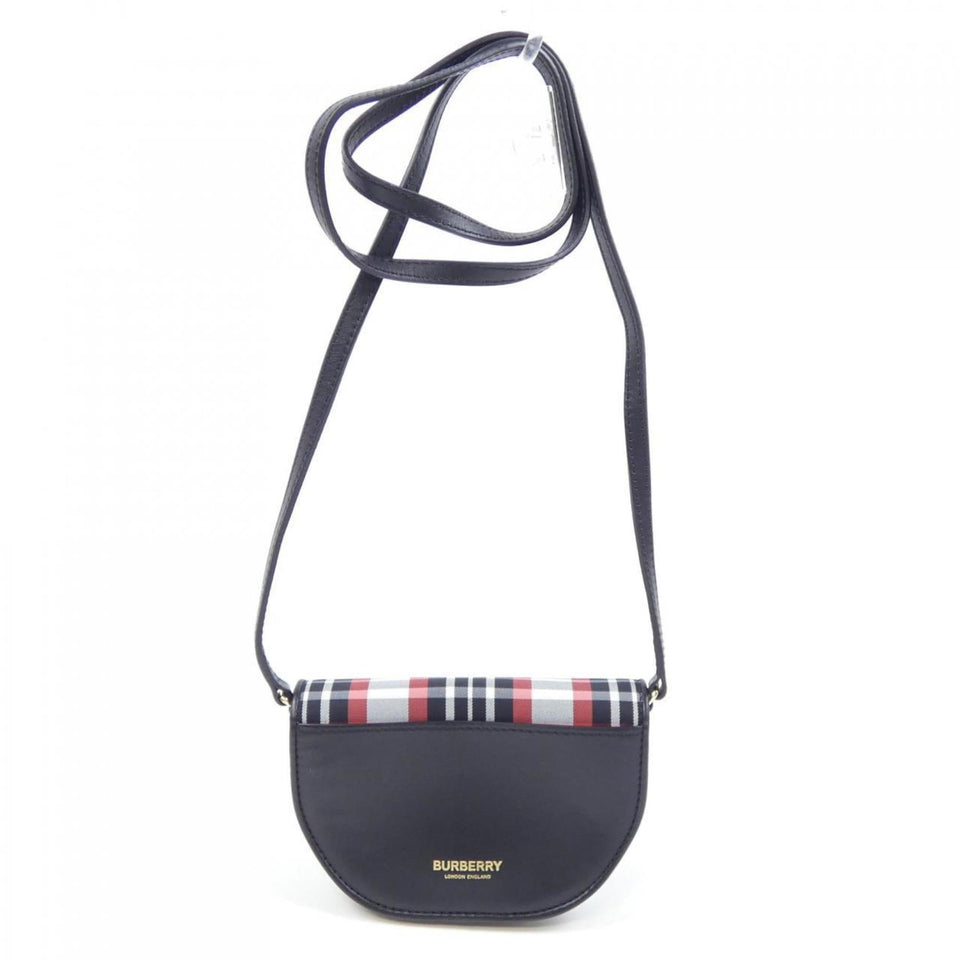 Burberry Black Multi-Color Red Color White Handbag Pochette Shoulder Bag ( )