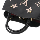 Louis Vuitton Monogram Emplant Montaigne BB Noir Beige Women's Bag