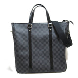 Louis Vuitton Tadao PM business bag Tote Bag Gray Damier graphite PVC coated canvas
