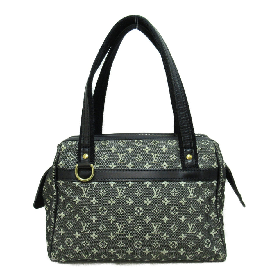 Louis Vuitton Josephine PM Shoulder Bag Black Black Monogram mini canvas