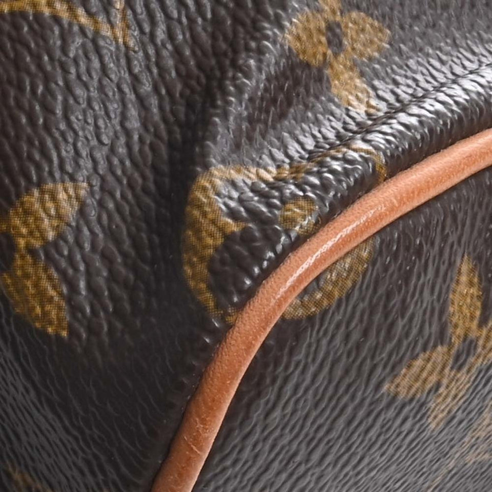 Louis Vuitton Monogram Handbag Brown Women's