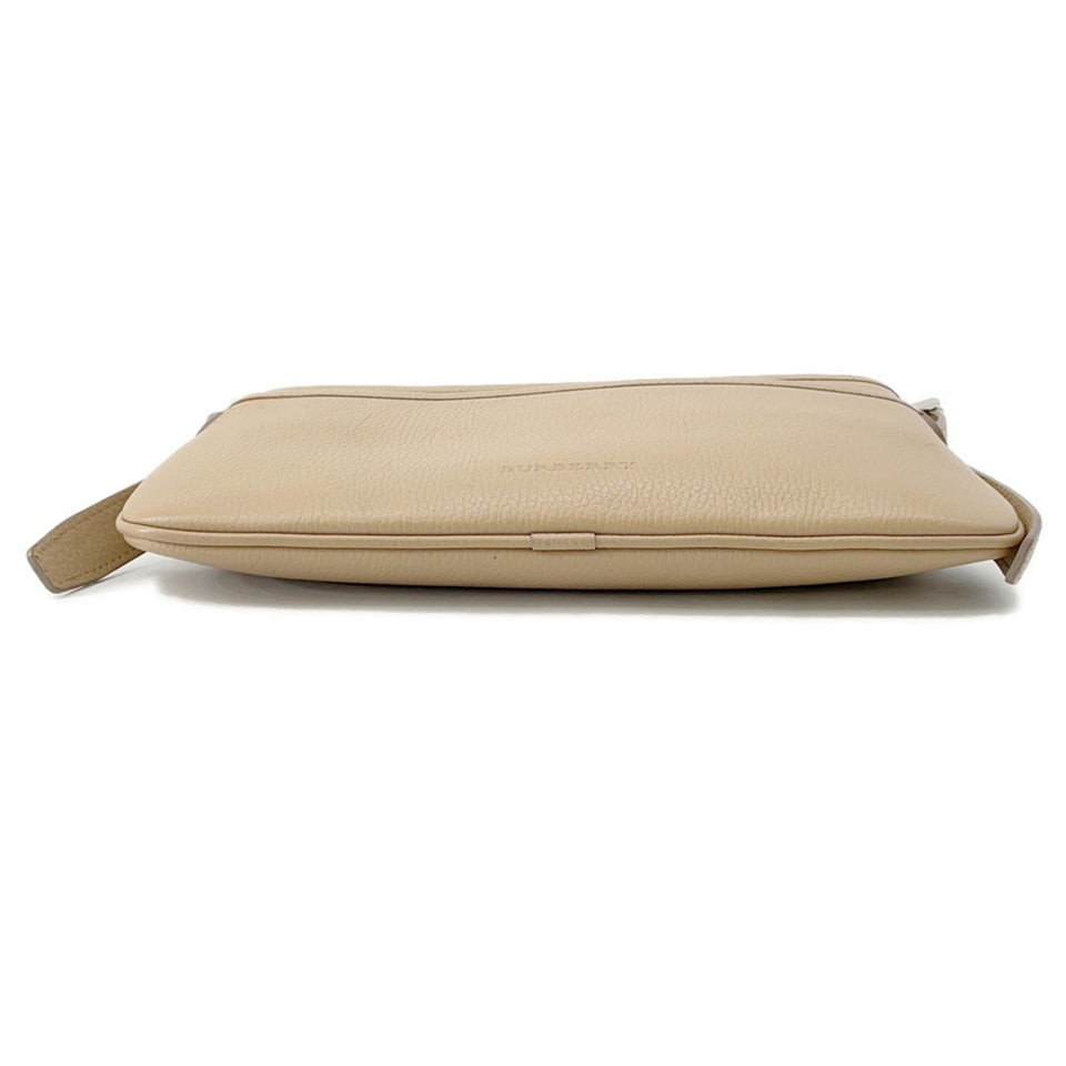 Burberry Beige Leather Shoulder Bag ( )