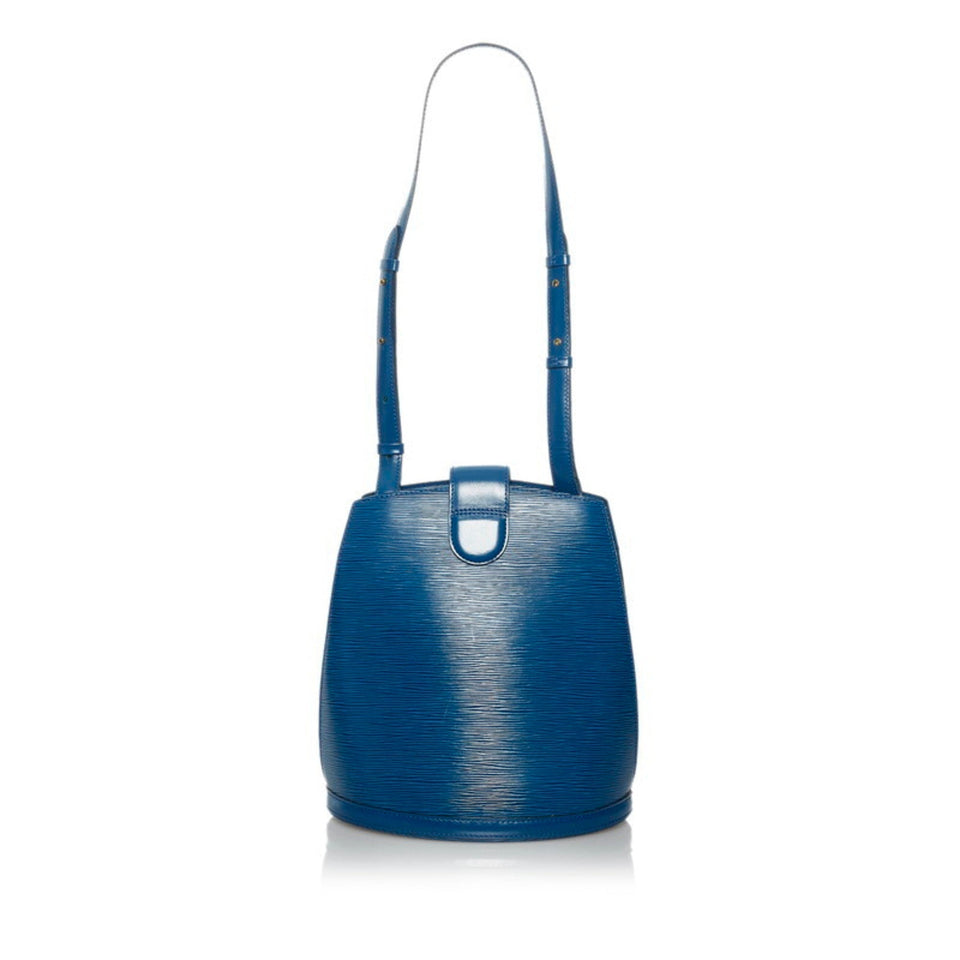 Louis Vuitton Epi Cluny One Shoulder Bag Toledo Blue Leather Ladies Louis Vuitton