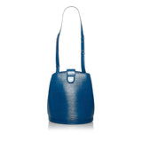 Louis Vuitton Epi Cluny One Shoulder Bag Toledo Blue Leather Ladies Louis Vuitton