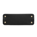 Louis VuittonAuth Taurillon 2way Bag Capucine MM Black,Light Blue
