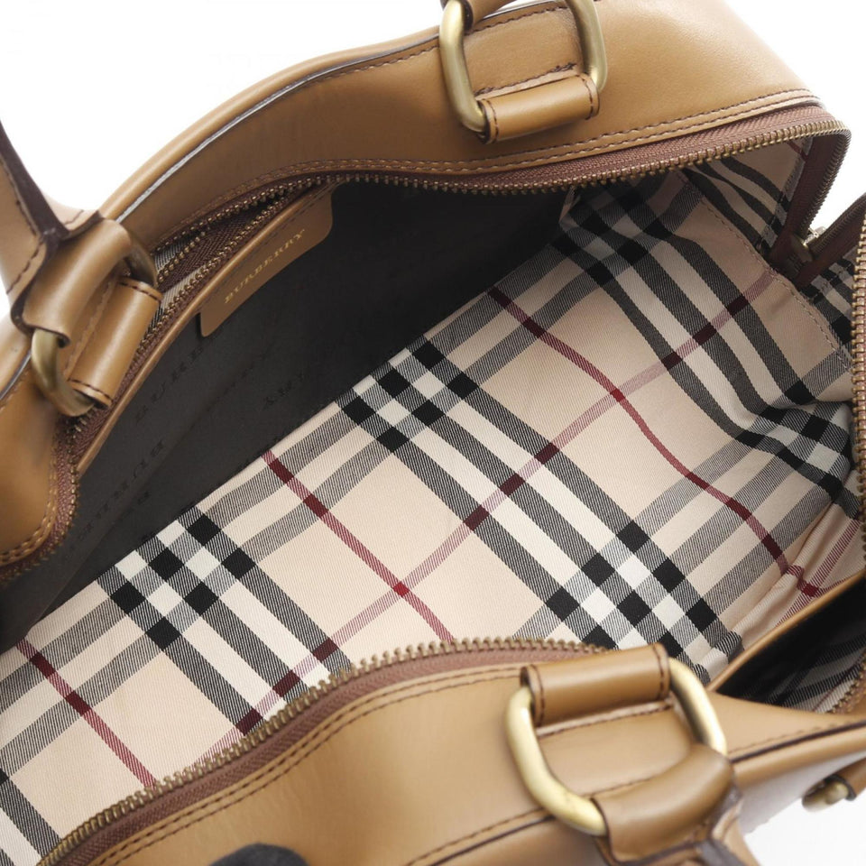 Burberry Brown Leather Handbag ( )