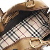 Burberry Brown Leather Handbag ( )