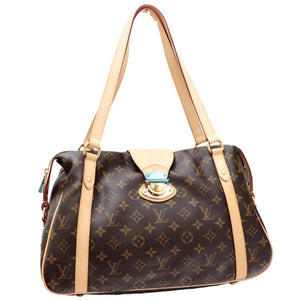 Louis Vuitton 19 Year Monogram Stresa PM Shoulder Bag Tote Ladies Brown