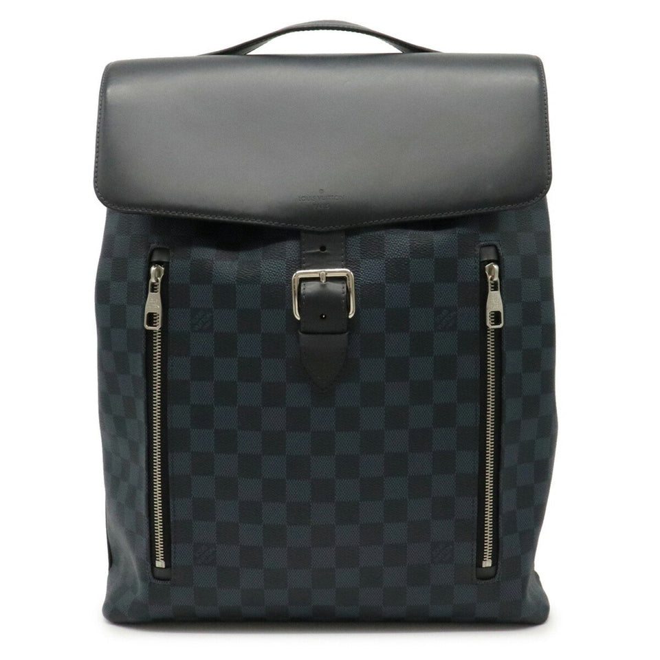 Louis Vuitton Damier Cobalt Newport Backpack Rucksack Daypack PVC