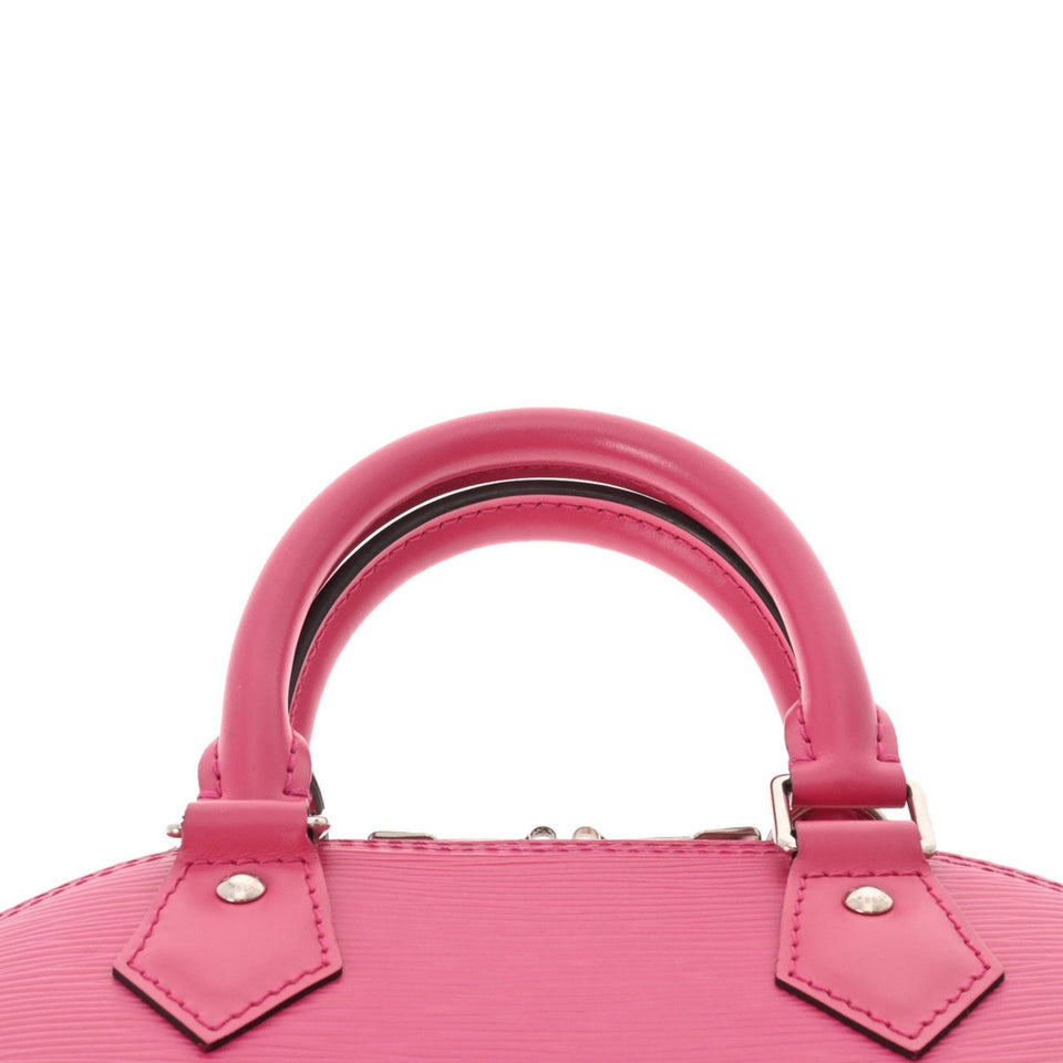 Louis Vuitton Epi Alma BB Hot Pink Women's Leather Handbag
