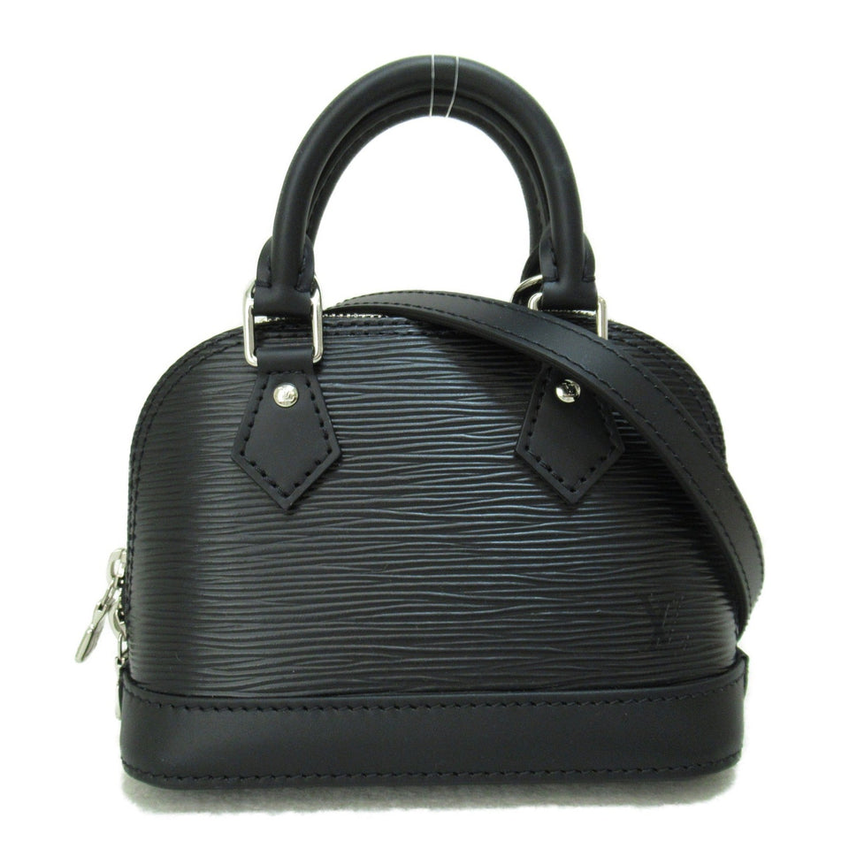 Louis Vuitton Nano Alma Black Black Epi Calfskin [cowhide] Handbag