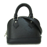 Louis Vuitton Nano Alma Black Black Epi Calfskin [cowhide] Handbag