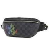 Louis Vuitton Damier Graphite Bum Bag Logo Print Body Men's