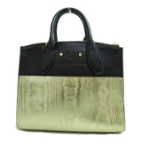Louis Vuitton City Steamer PM 2wayShoulder Bag Gold Black leather