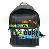Burberry Gray Multi-Color Pvc Backpack ( )