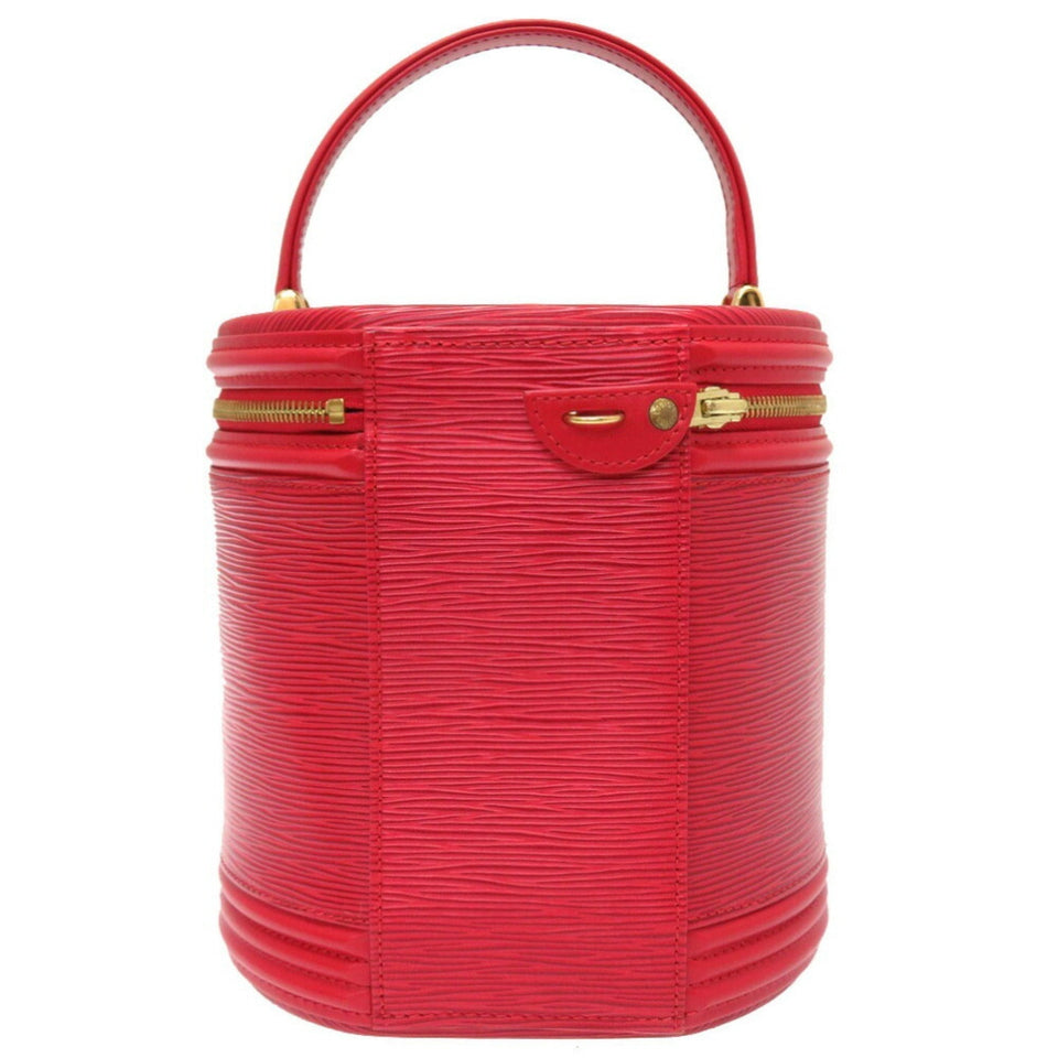 Louis Vuitton Epi Cannes Castilian Red Handbag Bag Louis Vuitton 0817 Louis Vuitton