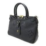 Louis Vuitton Trianon PM 2wayShoulder Bag Black Black Monogram empreinte leather