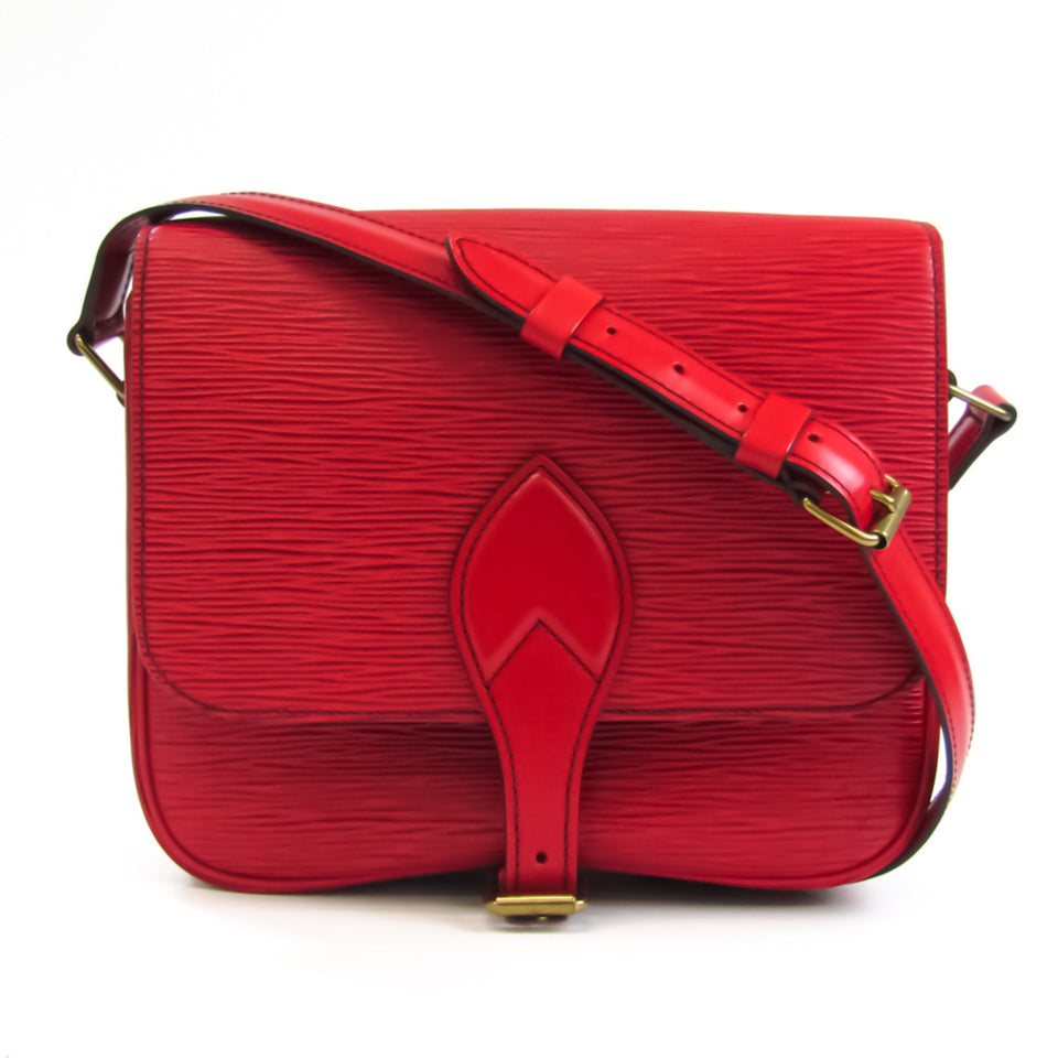 Louis Vuitton Epi Cartouchiere Women's Shoulder Bag Castilian Red