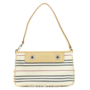 Burberry Beige Canvas Handbag ( )