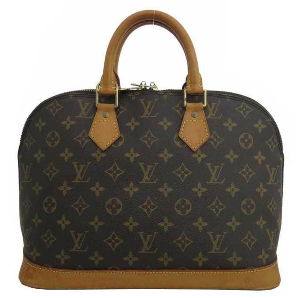 Louis Vuitton Handbag Monogram Alma Brown Canvas Bag Ladies