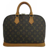 Louis Vuitton Handbag Monogram Alma Brown Canvas Bag Ladies