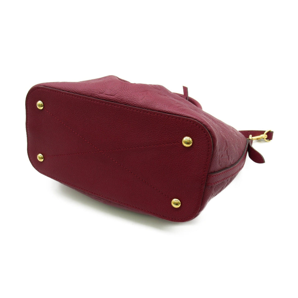 Louis Vuitton Mazarine PM Shoulder Bag Purple Leysin Monogram empreinte Calfskin [cowhide]