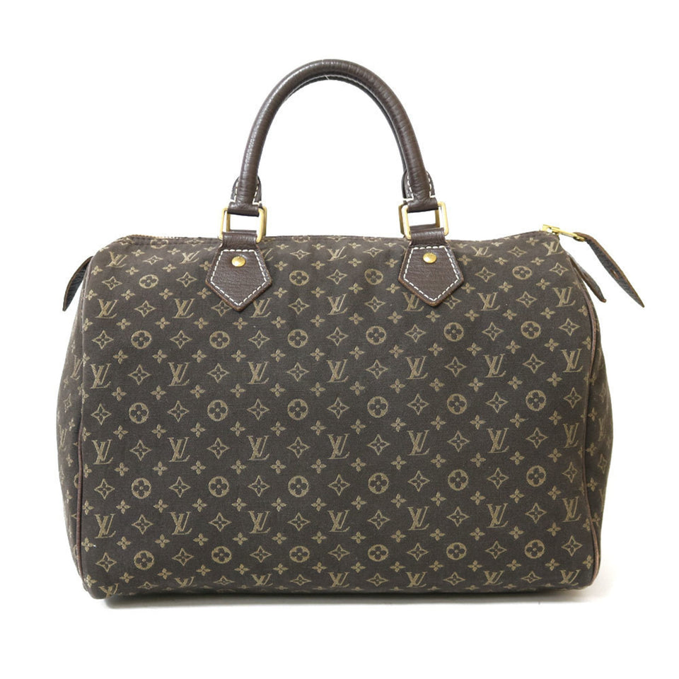 Louis Vuitton Boston Bag Mini Run Handbag Brown Ladies