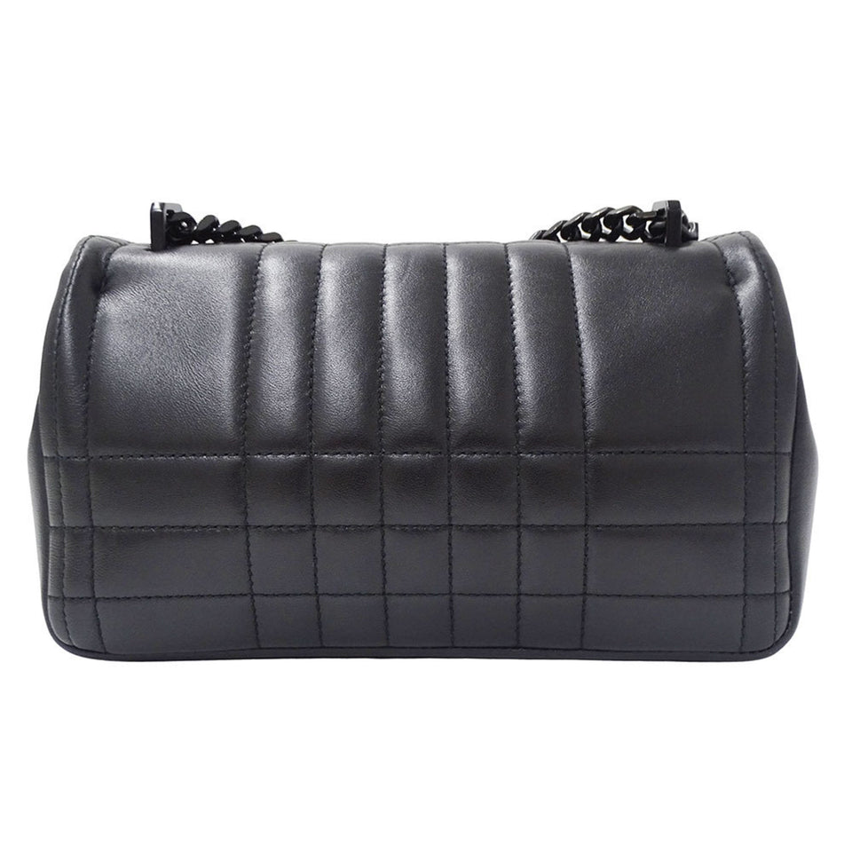Burberry Black Leather Shoulder Bag ( )