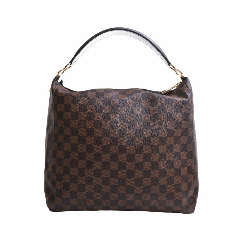Louis Vuitton Damier Portobello PM One Shoulder Bag Brown Women's