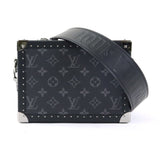 Louis Vuitton Shoulder Bag Monogram Eclipse Clutch Box/Monogram Dark Gray Men's
