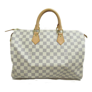 Louis Vuitton handbag White Damier Azur PVC coated canvas