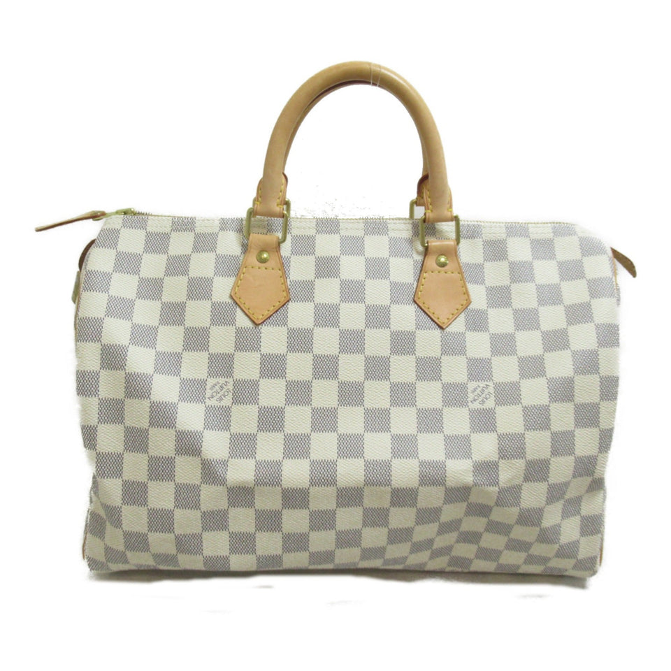 Louis Vuitton handbag White Damier Azur PVC coated canvas