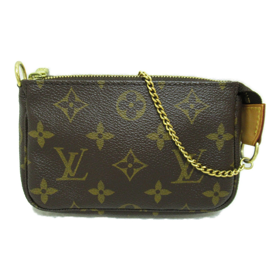 Louis Vuitton Mini Pochette Accessoires Brown Monogram PVC coated canvas Clutch