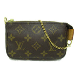 Louis Vuitton Mini Pochette Accessoires Brown Monogram PVC coated canvas Clutch