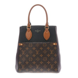 Louis Vuitton Monogram Fold Tote PM Noir Wine Women's Canvas Bag