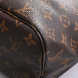 Louis Vuitton Monogram Totem Neverfull MM Tote Bag Brown Women's