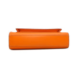 Burberry Orange Leather Handbag Shoulder Bag ( )