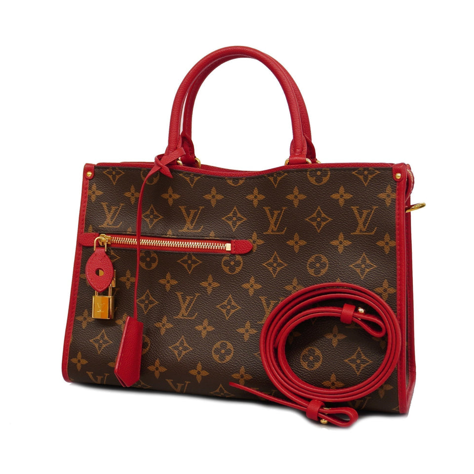Louis VuittonAuth Monogram 2WAY Bag Popin Cool Handbag,ShoulderBag Rouge