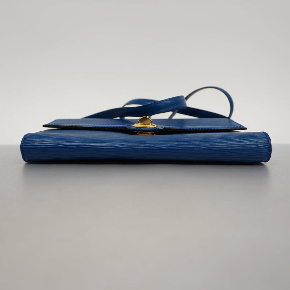 Louis VuittonAuth Epi Arche Women's Shoulder Bag Toledo Blue