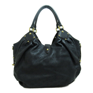 Louis Vuitton Mahina XL Black2wayShoulder Bag Black Black Mahina leather