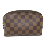 Louis Vuitton Pochette Cosmetics Pouch Brown Damier PVC coated canvas Clutch