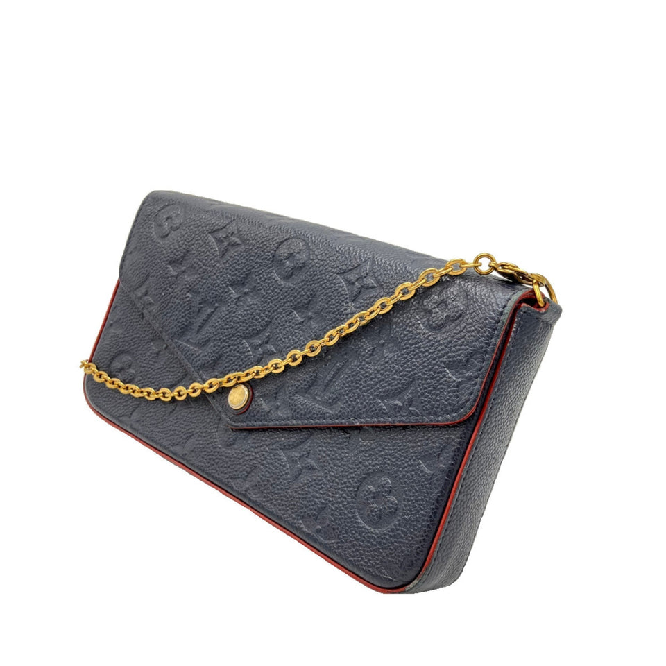 Louis Vuitton Pochette Felicie Shoulder Bag Women's Men's Leather
