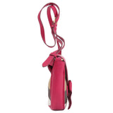 Burberry Red Color Leather Shoulder Bag ( )