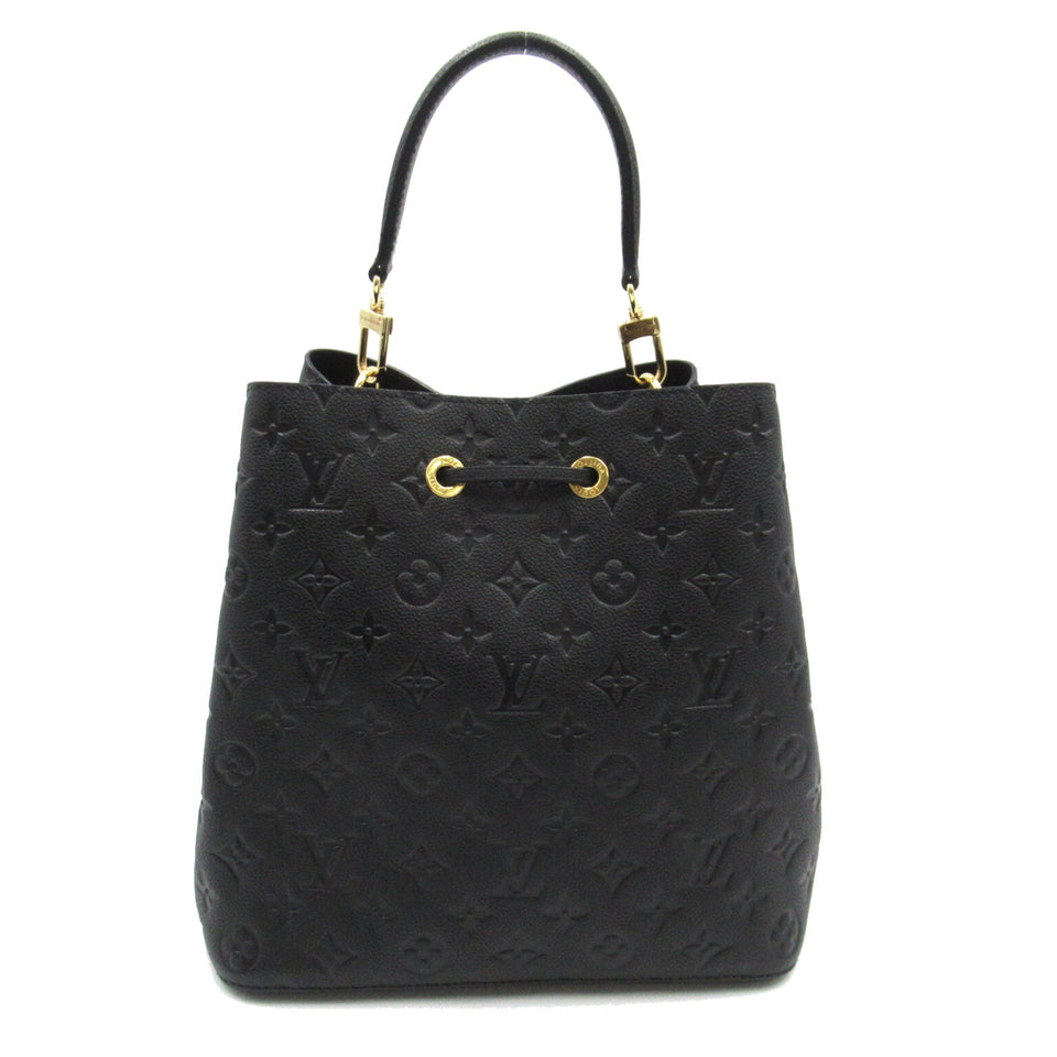 Louis Vuitton Neonoe Black Black Monogram empreinte leather Handbag