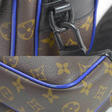 Louis Vuitton Handbag Shoulder Bag 2Way Monogram Macassar S Rock Messenger Brown Canvas Men's