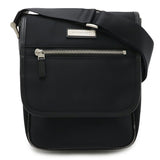 Burberry Black Nylon Leather Shoulder Bag ( )