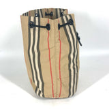 Burberry Beige Black Nylon Shoulder Bag ( )