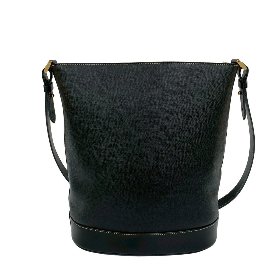 Burberry Black Leather Shoulder Bag Sling Bag ( )